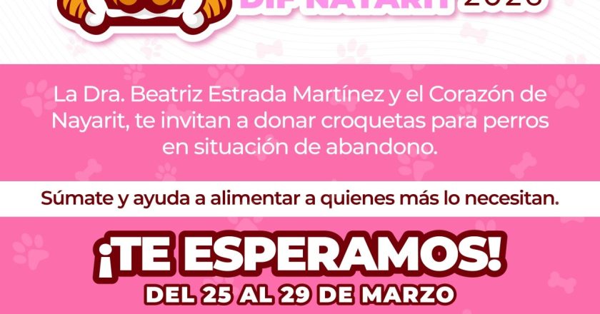 ¡SÚMATE AL CROQUETÓN DIF NAYARIT 2026 Y AYUDA A PERRITOS EN SITUACIÓN DE ABANDONO!