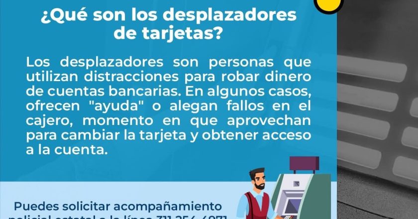 ALERTA POR DESPLAZADORES DE TARJETAS: INFÓRMATE Y EVITA SER VÍCTIMA DE FRAUDE
