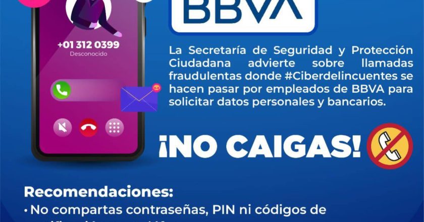 ALERTA POR FRAUDE TELEFÓNICO: ¡NO COMPARTAS TUS DATOS!