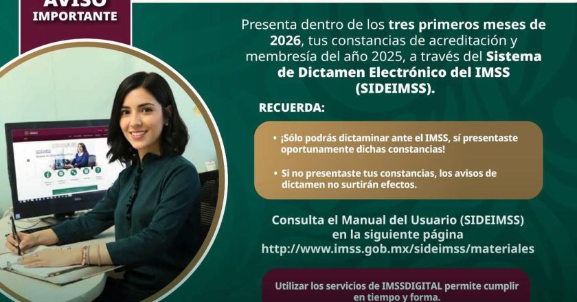 ¡NO PIERDAS TU REGISTRO ANTE EL IMSS! PRESENTA TUS CONSTANCIAS 2025