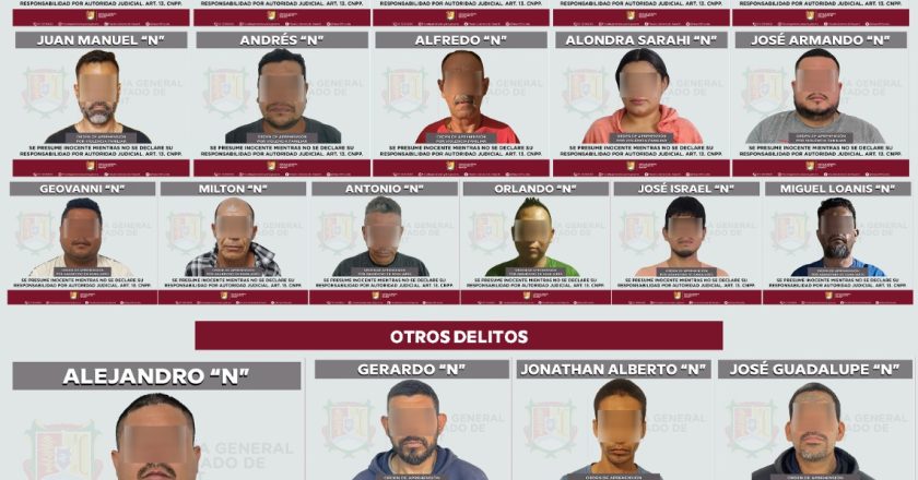 EJECUTADAS 34 ÓRDENES DE APREHENSIÓN EN DISTINTOS MUNICIPIOS DE NAYARIT