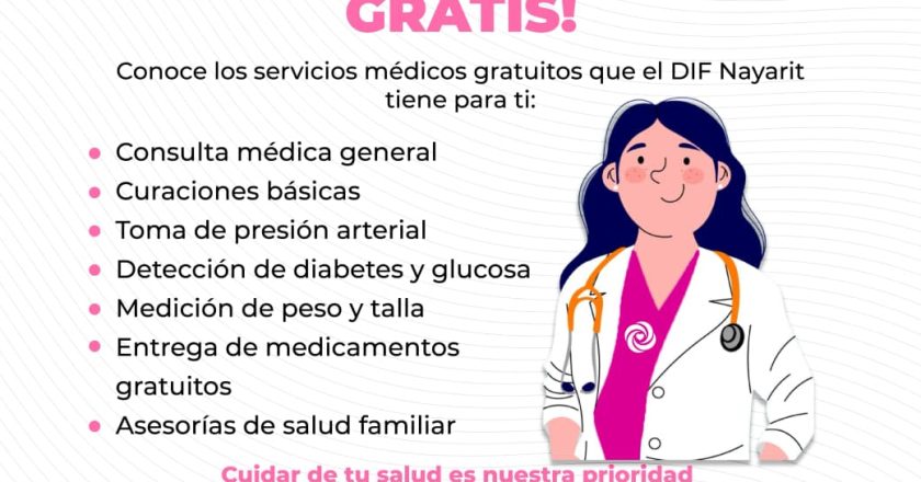 En DIF Nayarit, tu salud es la prioridad.