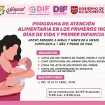 ¡INSCRIPCIONES ABIERTAS PARA APOYOS ALIMENTARIOS EN DIF ACAPONETA