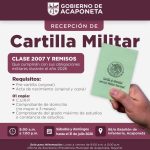 RECEPCIÓN DE CARTILLA MILITAR PARA CLASE 2007 Y REMISOS