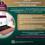 PRESENTA A TIEMPO EL AVISO DEL DICTAMEN EN MATERIA DE SEGURIDAD SOCIAL