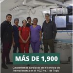 HEMODINAMIA DEL IMSS NAYARIT SUPERA LOS 1,900 CATETERISMOS CARDÍACOS