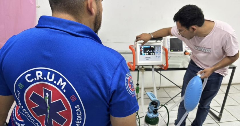 Fortalece CRUM Nayarit atención de urgencias con equipo de soporte vital avanzado