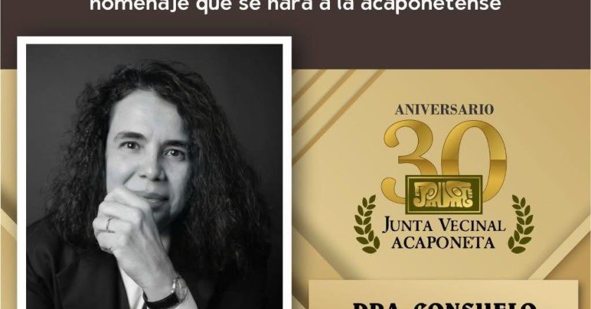 HOMENAJE A LA DRA. CONSUELO SÁIZAR EN EL 30 ANIVERSARIO CULTURAL DE ACAPONETA