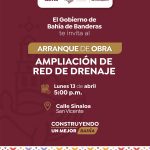 Gobierno de Bahía de Banderas invita al arranque de obra de ampliación de red de drenaje en San Vicente