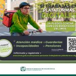 TRABAJADORES DE PLATAFORMAS YA PUEDEN TENER BENEFICIOS DEL IMSS