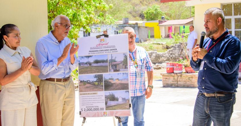 Miguel Ángel Navarro impulsa intervención integral en primaria de Tecuala