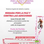 ¡TODO LISTO PARA LA RODADA POR LA PAZ Y CONTRA LAS ADICCIONES!