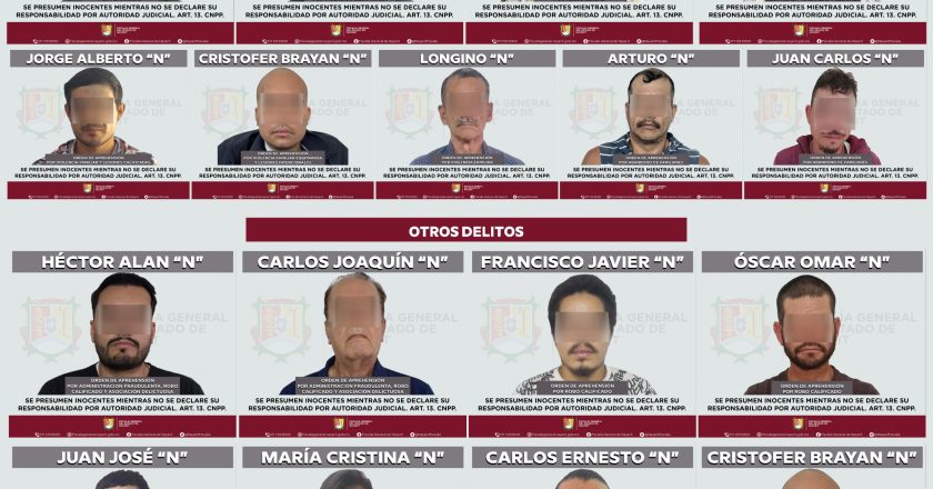 SE EJECUTAN 19 ÓRDENES DE APREHENSIÓN EN DIVERSOS MUNICIPIOS DE NAYARIT