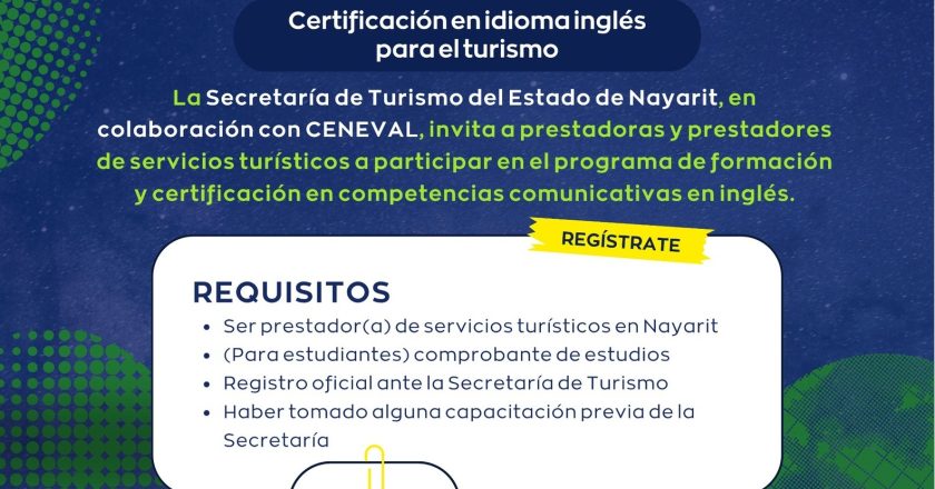 ¡NAYARIT IMPULSA EL TALENTO CON CERTIFICACIÓN INTERNACIONAL EN INGLÉS!
