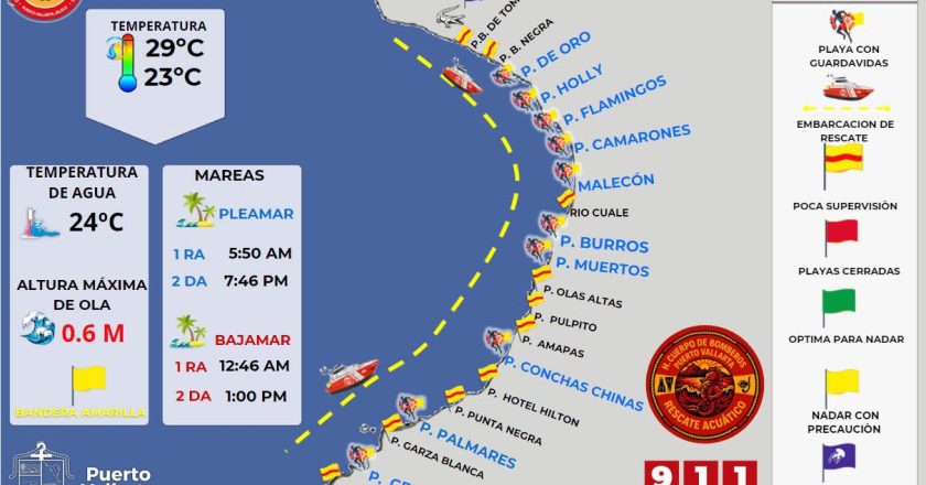INFÓRMATE ANTES DE ENTRAR AL MAR: ALERTAN SOBRE CONDICIONES EN PLAYAS