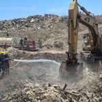 INCENDIO CONTROLADO EN RELLENO SANITARIO EL BREÑO