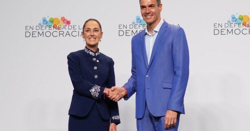 La Presidenta Claudia Sheinbaum concluyó su gira por Barcelona, España