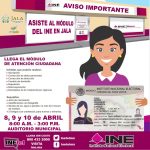 ¡LLEGA A JALA EL MÓDULO DEL INE PARA TRÁMITES DE CREDENCIAL!