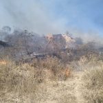 ATENCIÓN OPORTUNA A INCENDIO EN LA ZONA DE LAS MINAS