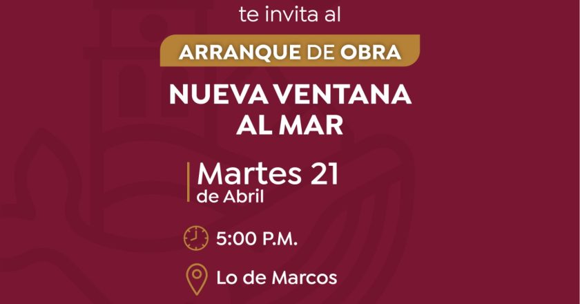 GRAN ARRANQUE DE OBRA “VENTANA AL MAR” EN LO DE MARCOS