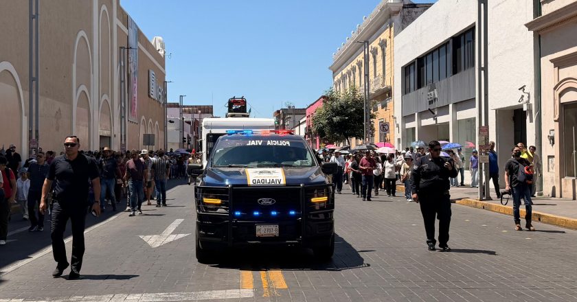 APOYO Y VIGILANCIA EN VIACRUCIS DE TEPIC PARA GARANTIZAR ORDEN Y SEGURIDAD
