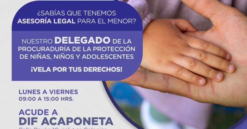 ¡PROTEGER A LA NIÑEZ ES PRIORIDAD! APOYO INTEGRAL EN DIF ACAPONETA