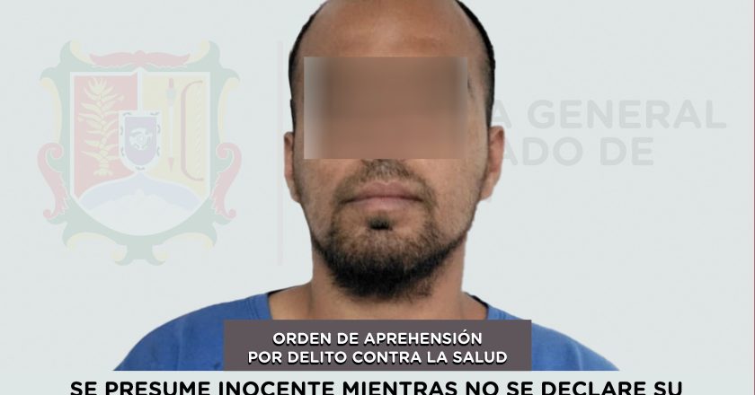 📢 #Boletín | CAPTURADO PRESUNTO RESPONSABLE DE DELITO CONTRA LA SALUD
