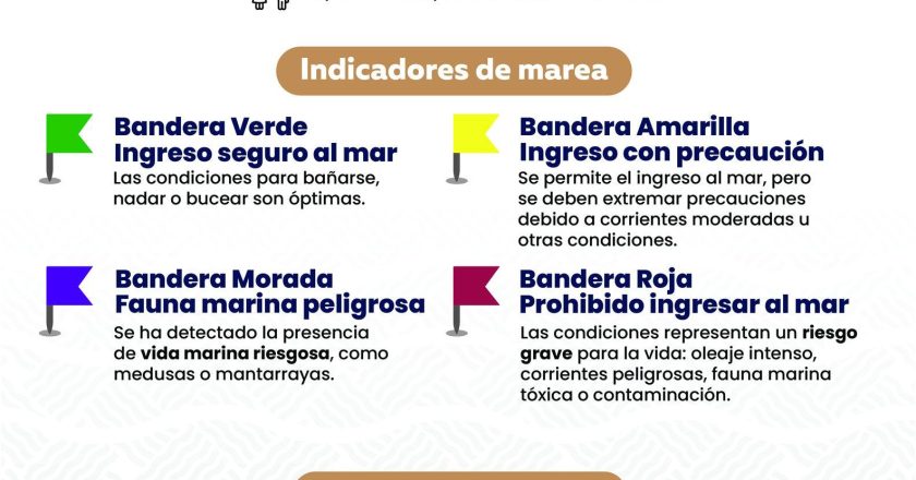 ¡Disfrutar la playa también es saber cuidarte!