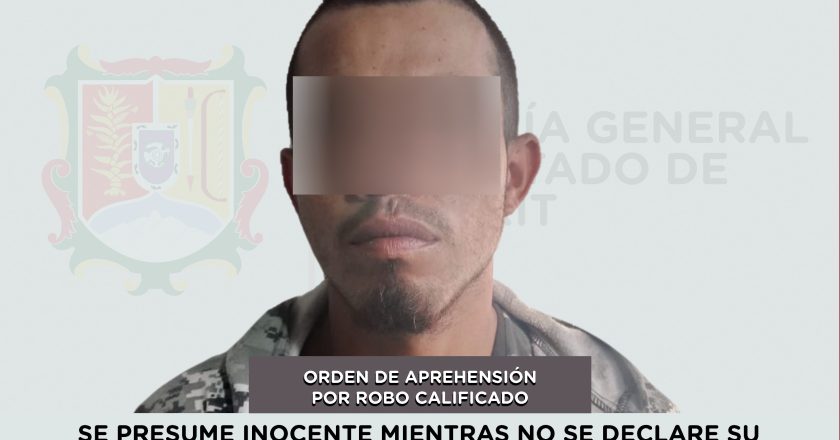 📢 #Boletín | DETENIDO EN BAHÍA DE BANDERAS POR ROBO CALIFICADO