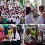 JASMIN BUGARÍN SIGUE RECORRIENDO NAYARIT; REALIZÓ VISITAS PUERTA A PUERTA EN SAN BLAS