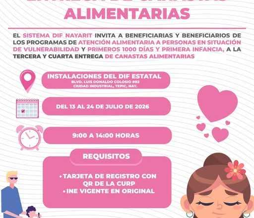 ENTREGA DE CANASTAS ALIMENTARIAS